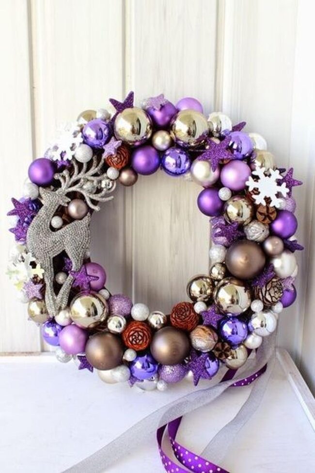 Metallic Winter Wreath