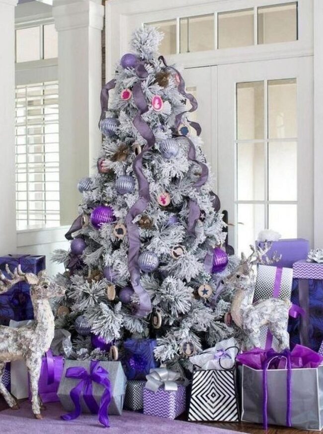 Purple Silver Shimmer