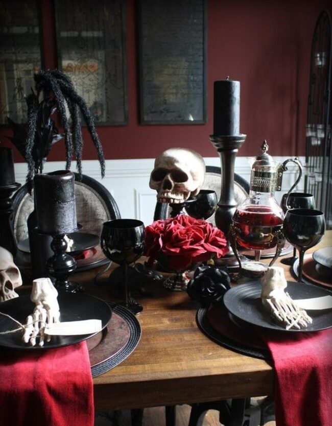 Midnight Crimson Shadows