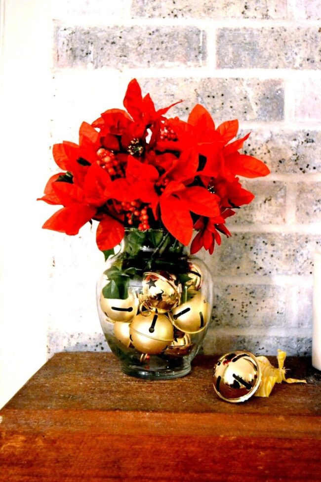 Red Poinsettia Bells