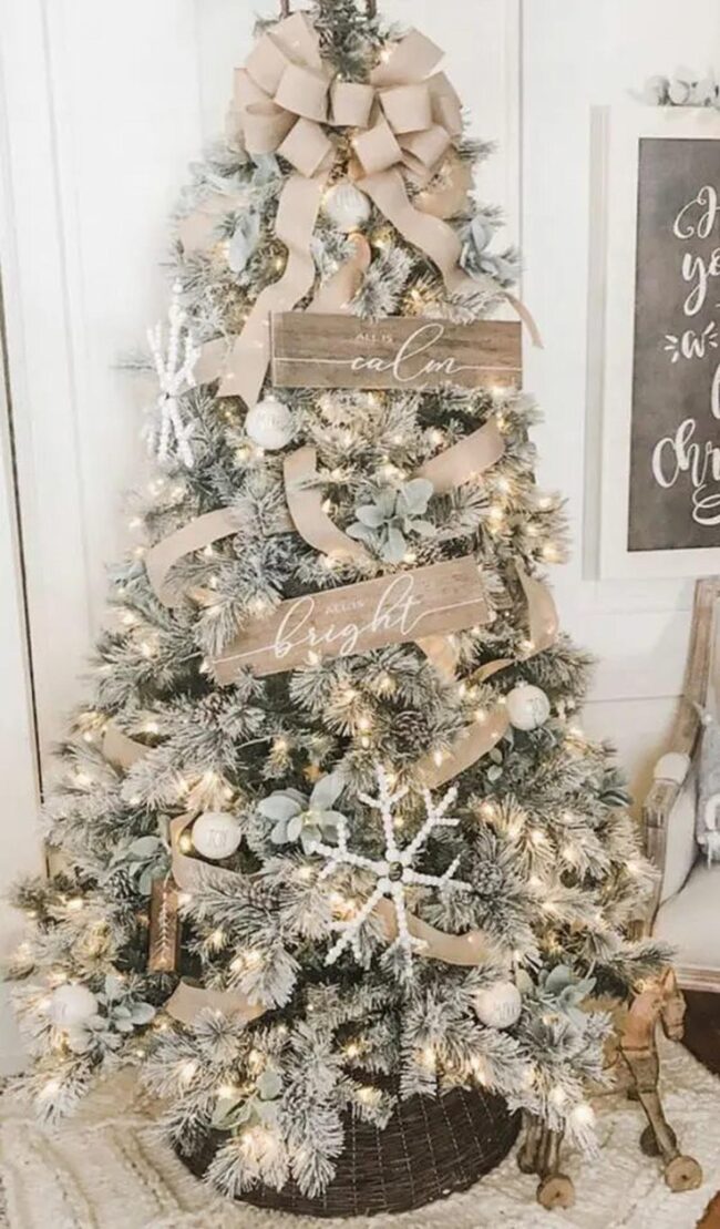 White Lights Evergreen