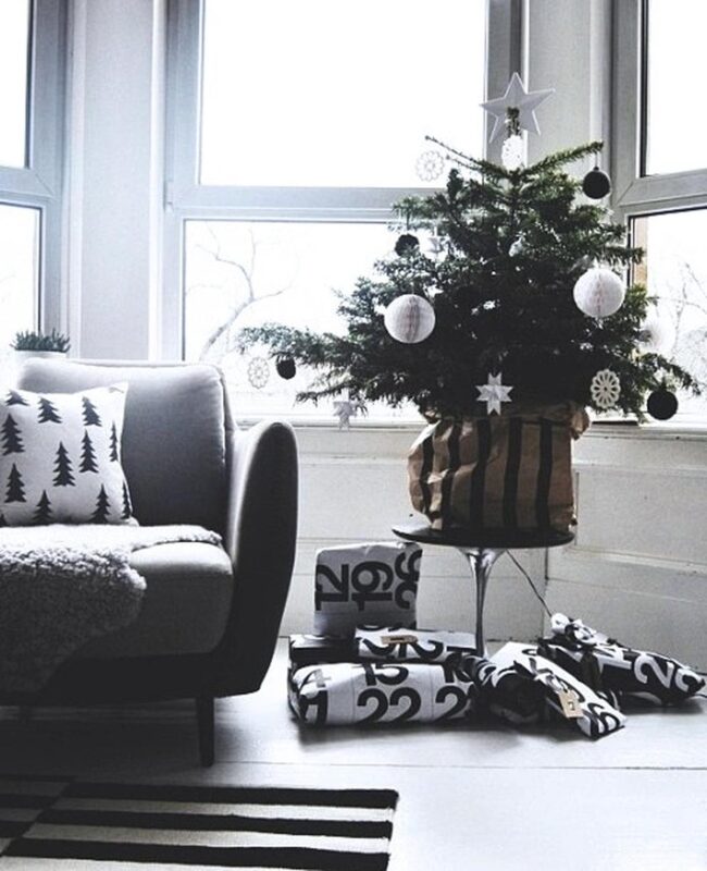 Black White Holiday Styling