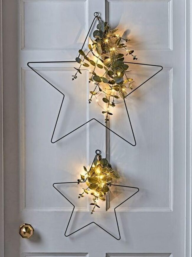 Metallic Stars Illuminate Doors
