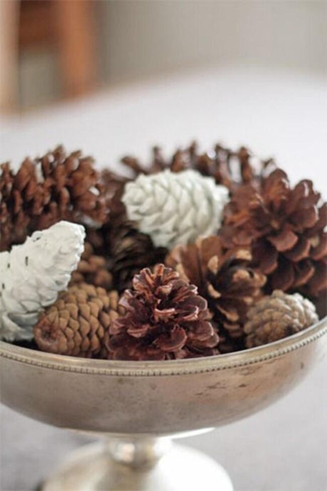 Pine Metallic Centerpiece