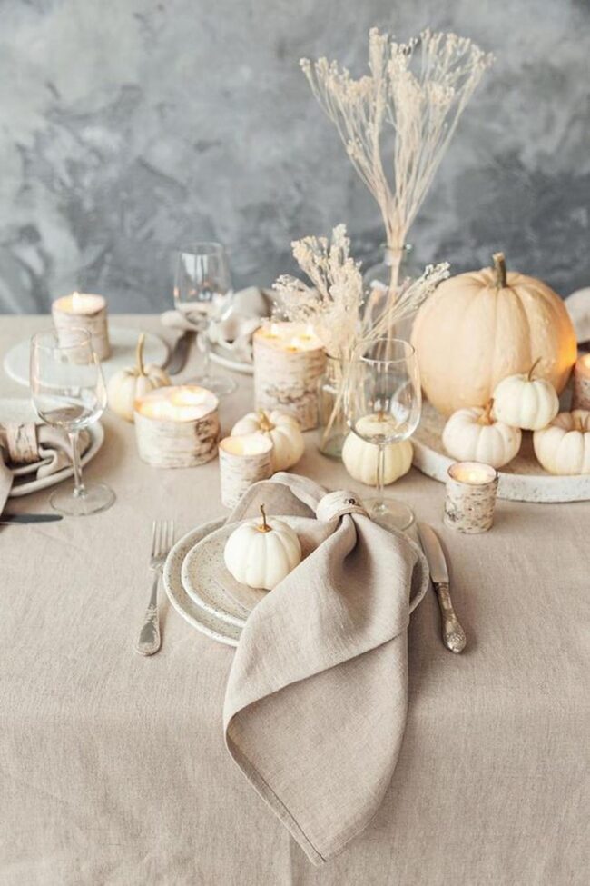 Neutral Autumn Dining