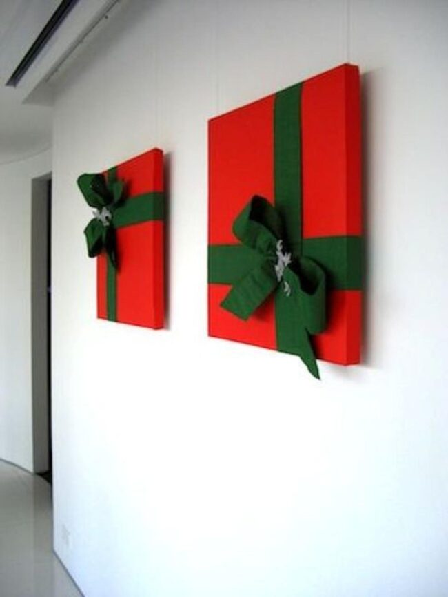 Red Festive Panels