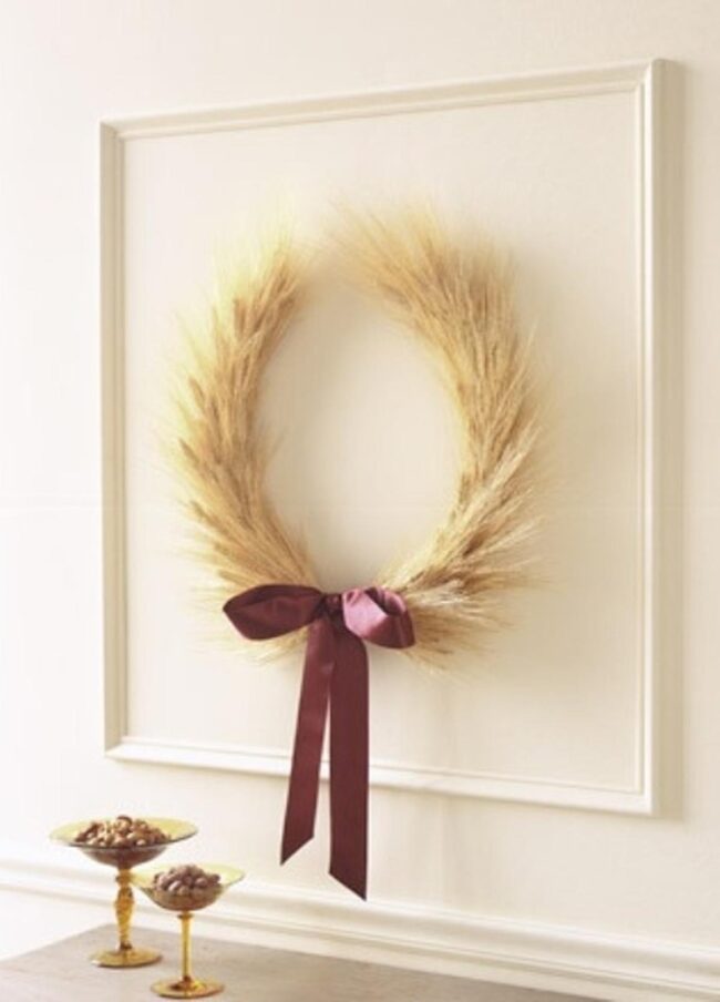 Burgundy Ribbon Wreath