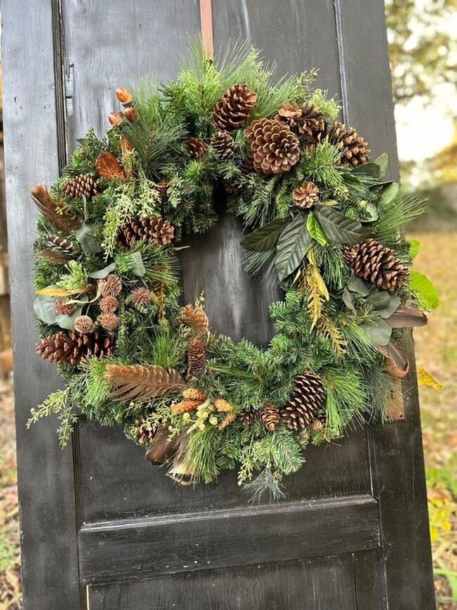 Green Pine Pinecone Portal