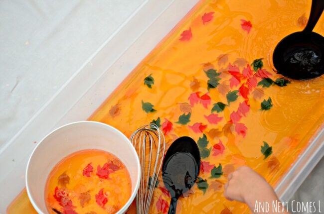 Orange Liquid Swirls