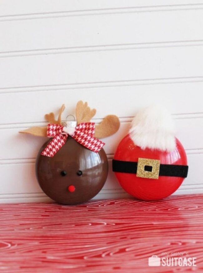 Festive Felt Reindeer Characters