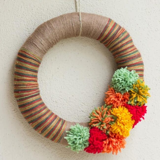 Colorful Yarn Swirls