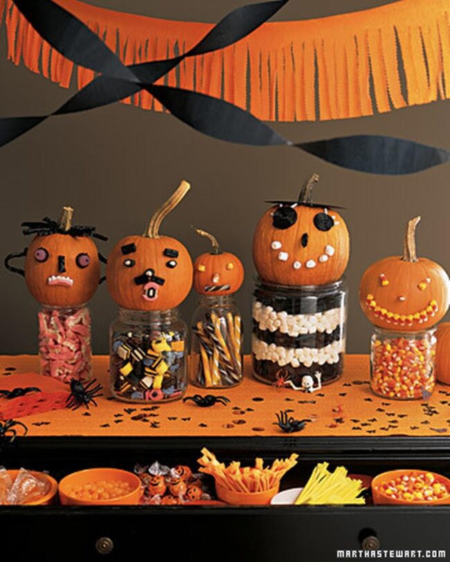 Spooky Orange Pumpkin Party