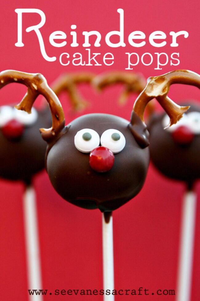 Chocolate Reindeer Pops