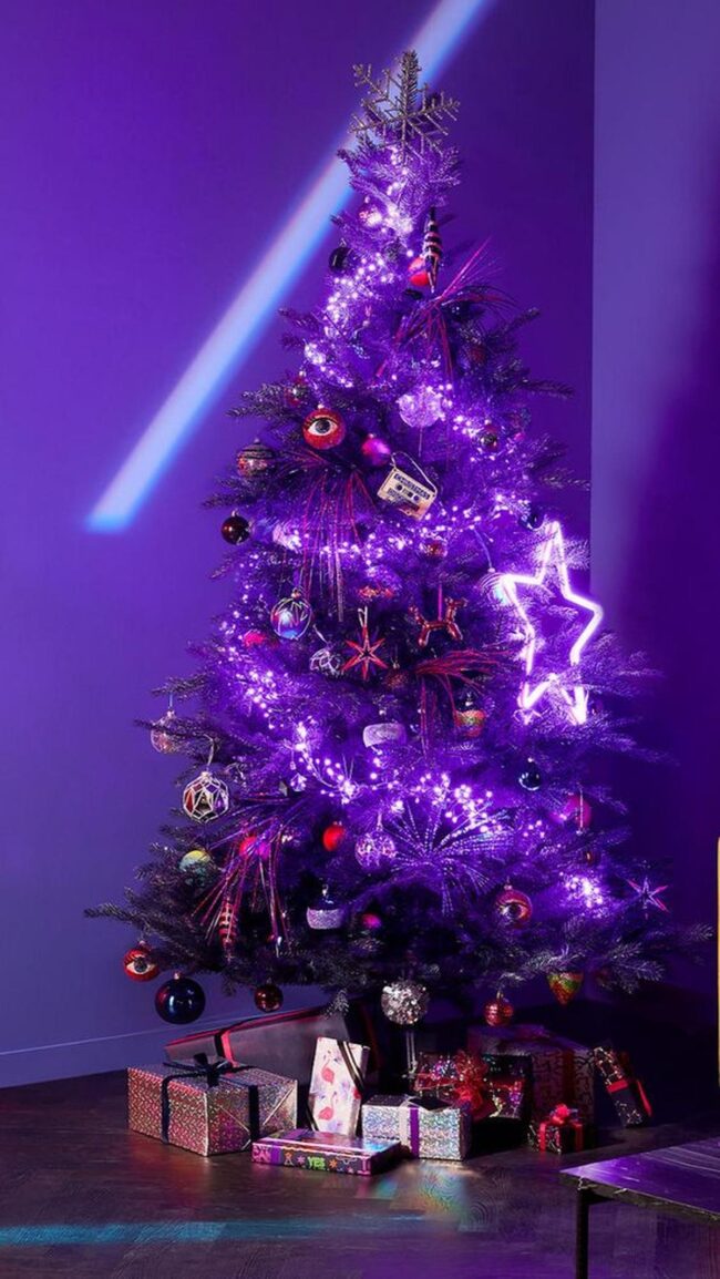 Purple Star Christmas
