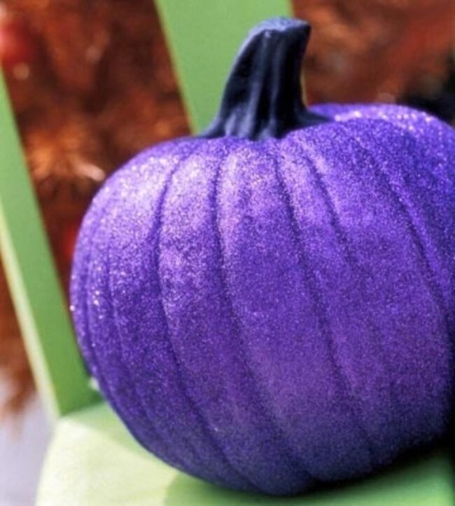 Purple Sparkle Pumpkin