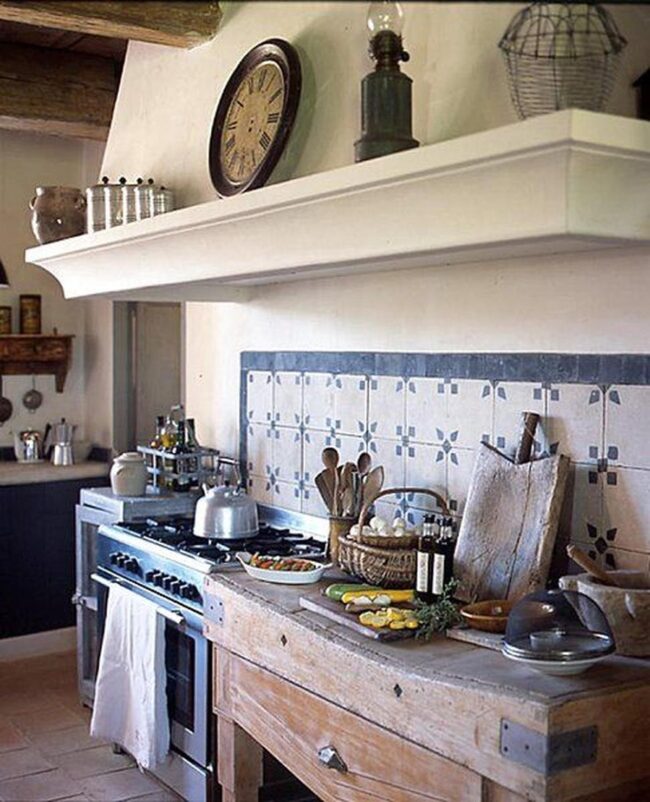 Blue Tile Heritage Kitchen