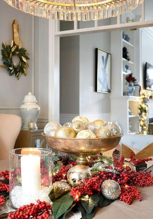 Gold Berries Crystal Glow