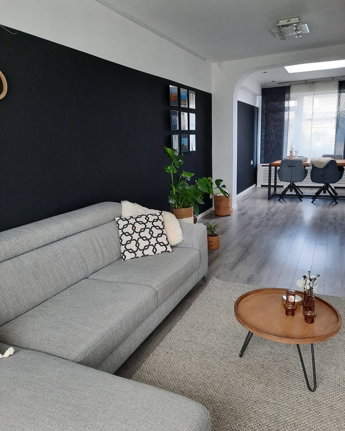 Picture of 18 Elegant Black and Neutral Living Room Designs - Archeworks