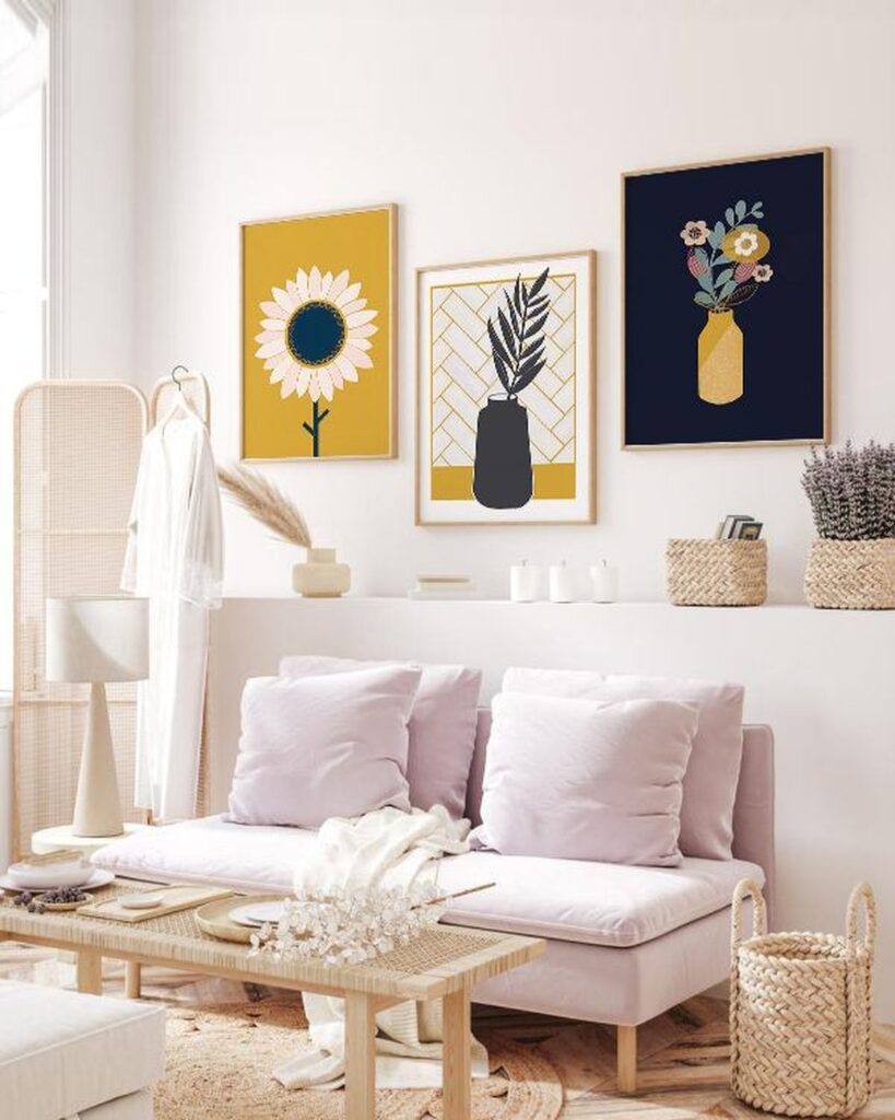18 Stylish Wall Art Ideas for Living Room - Archeworks