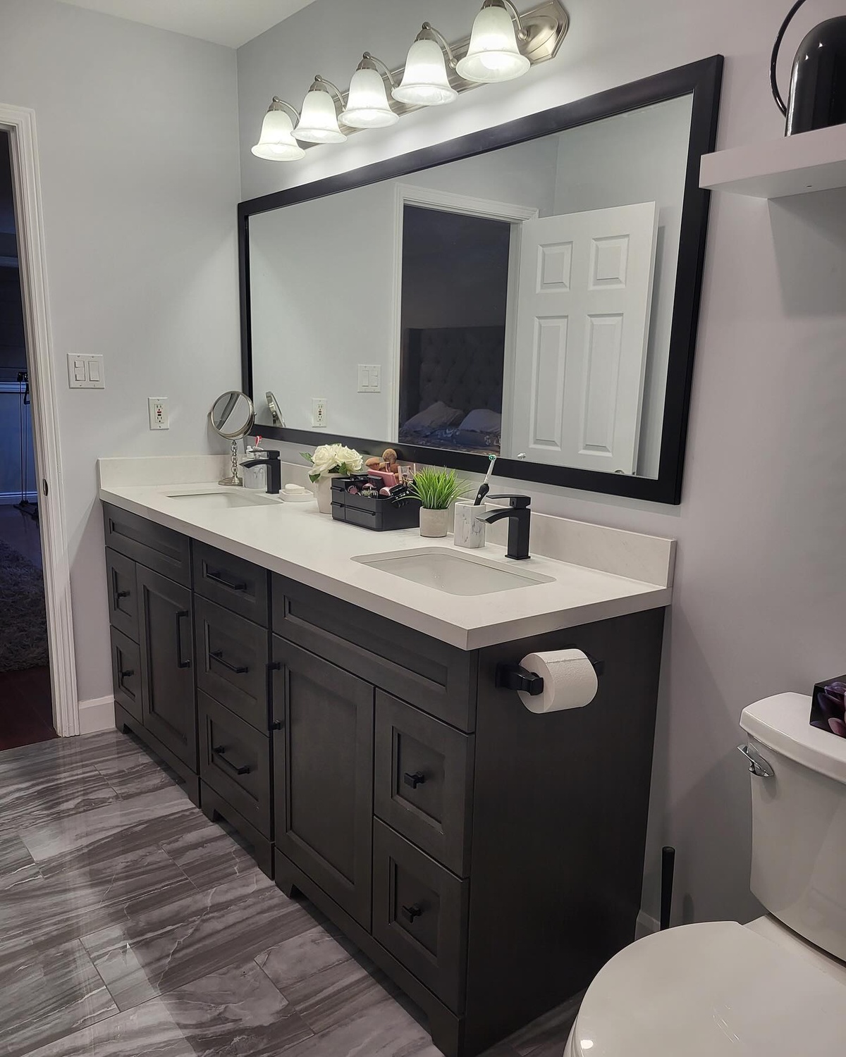 18 Bold Black Bathroom Vanity Ideas That Stand Out - Archeworks
