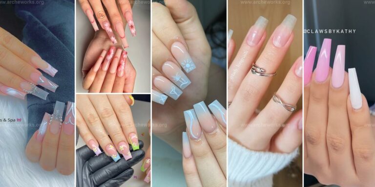 Top Pink Coffin Nail Ideas