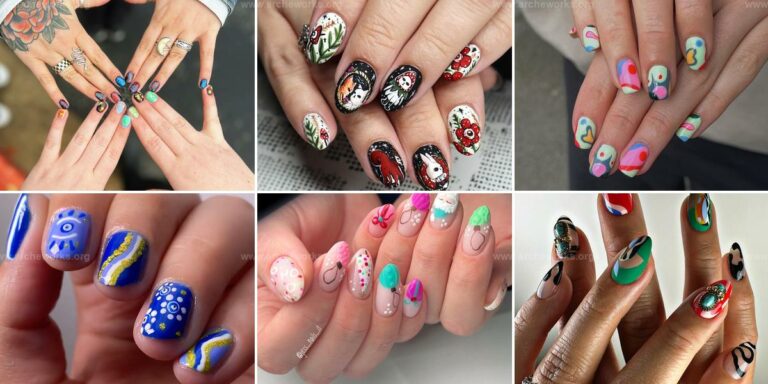 Top Short Maximalist Nail Designs