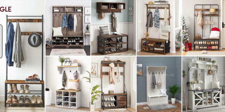 Top Entryway Bench and Coat Rack Inspirations
