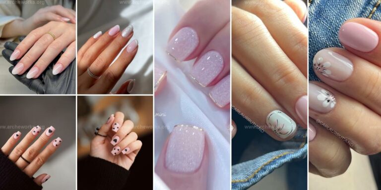 Best Short Milky Pink Nail Ideas