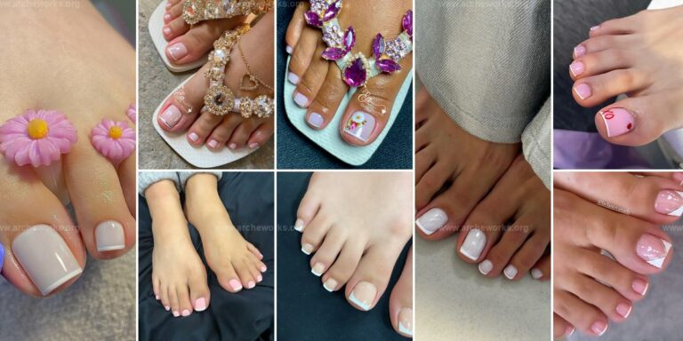 Top Milky French Pedicure Ideas