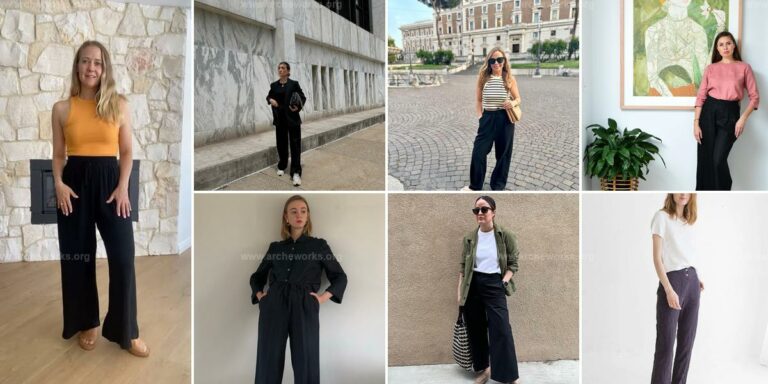 Top Black Linen Pants Outfit Ideas