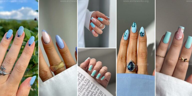 Best Light Blue Nail Ideas